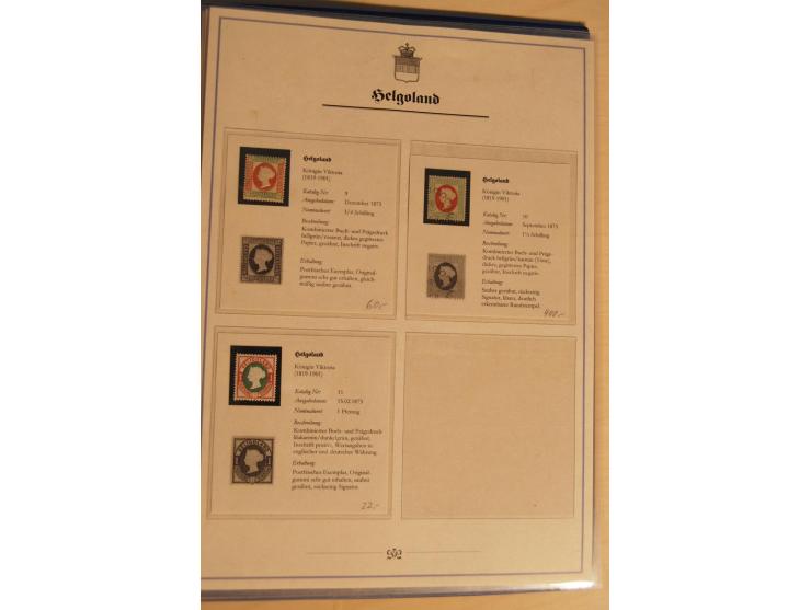 1867/79, ungebrauchte und gestempelte Sammlung aus Abo mit auch besseren Werten, dabei u.a. Mi.-Nr. 1I, 1II ,10,  17a, 19Ab u