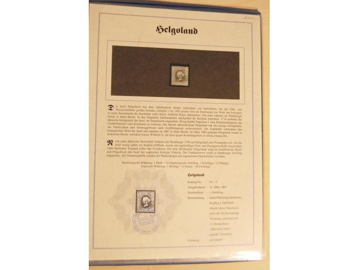 1867/79, ungebrauchte und gestempelte Sammlung aus Abo mit auch besseren Werten, dabei u.a. Mi.-Nr. 1I, 1II ,10,  17a, 19Ab u