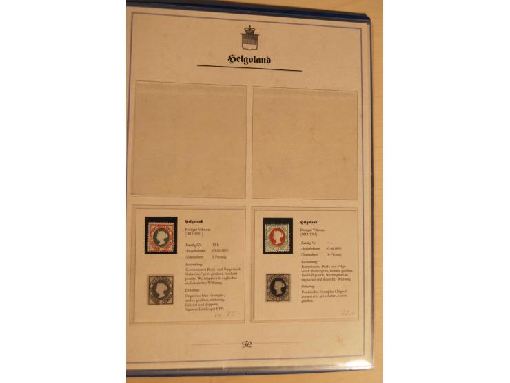 1867/79, ungebrauchte und gestempelte Sammlung aus Abo mit auch besseren Werten, dabei u.a. Mi.-Nr. 1I, 1II ,10,  17a, 19Ab u