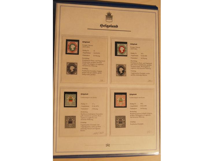 1867/79, ungebrauchte und gestempelte Sammlung aus Abo mit auch besseren Werten, dabei u.a. Mi.-Nr. 1I, 1II ,10,  17a, 19Ab u