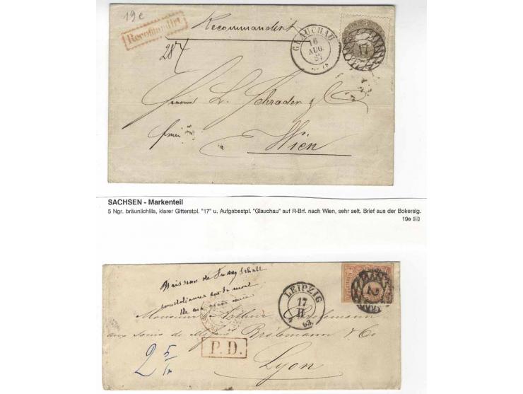 1850/63, sehr hochwertige Zusammenstellung mit u.a. 2mal Mi.-Nr. 1a gestempelt (sign. Pfenninger bzw. Grobe), 1a im waagerech