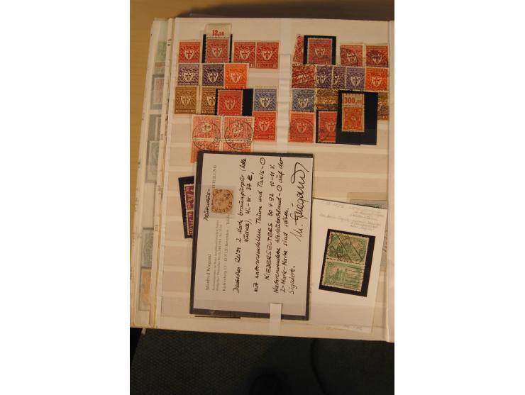 1872/1945, gestempelte, ungebrauchte und postfrische, spezialisierte Sammlung mit einer Vielzahl an guten Werten, Farben und 