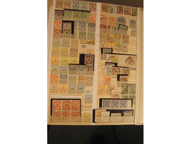 1872/1945, gestempelte, ungebrauchte und postfrische, spezialisierte Sammlung mit einer Vielzahl an guten Werten, Farben und 
