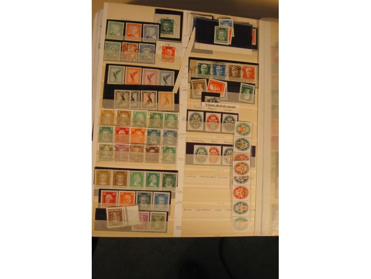 1872/1945, gestempelte, ungebrauchte und postfrische, spezialisierte Sammlung mit einer Vielzahl an guten Werten, Farben und 