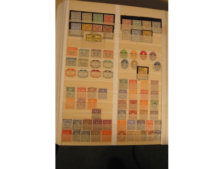 1872/1945, gestempelte, ungebrauchte und postfrische, spezialisierte Sammlung mit einer Vielzahl an guten Werten, Farben und 