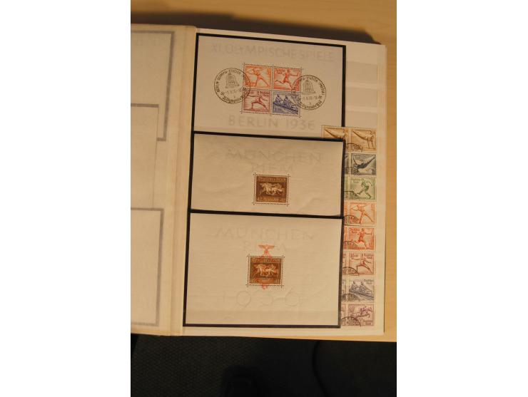 1872/1945, gestempelte, ungebrauchte und postfrische, spezialisierte Sammlung mit einer Vielzahl an guten Werten, Farben und 