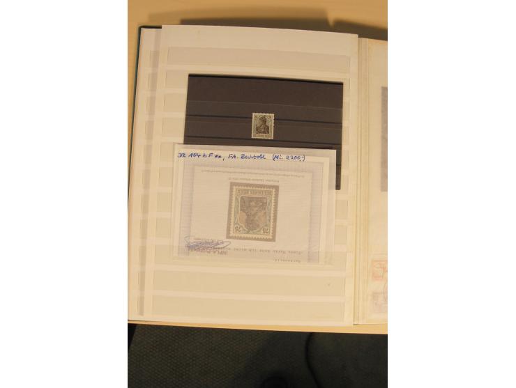 1872/1945, gestempelte, ungebrauchte und postfrische, spezialisierte Sammlung mit einer Vielzahl an guten Werten, Farben und 