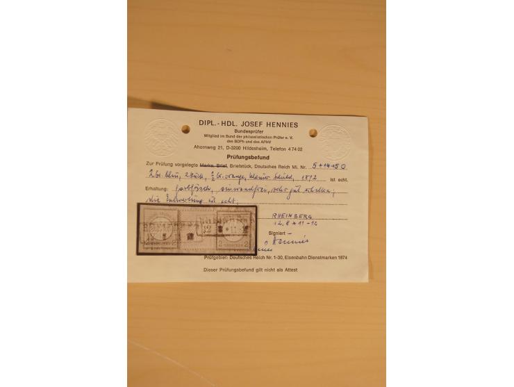 1872/1945, gestempelte, ungebrauchte und postfrische, spezialisierte Sammlung mit einer Vielzahl an guten Werten, Farben und 