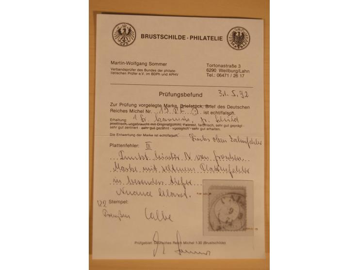 1872/1945, gestempelte, ungebrauchte und postfrische, spezialisierte Sammlung mit einer Vielzahl an guten Werten, Farben und 
