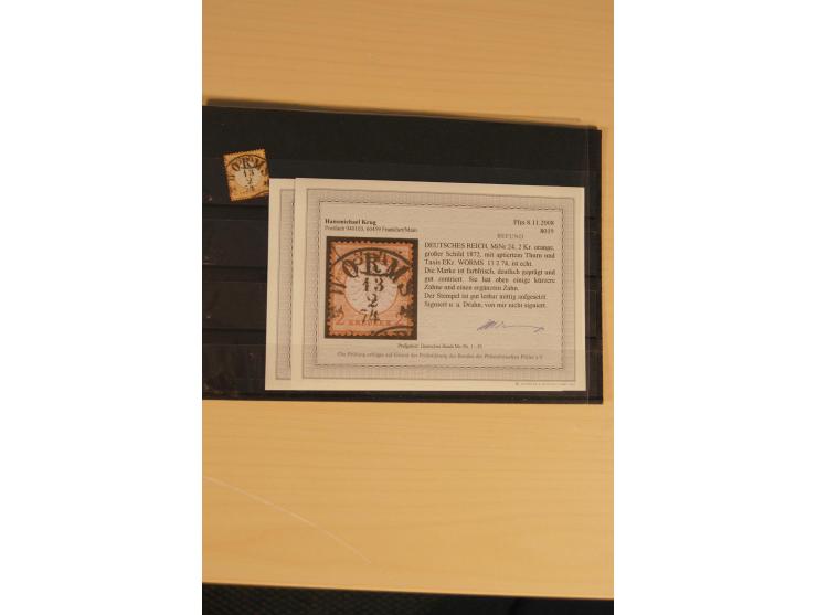 1872/1945, gestempelte, ungebrauchte und postfrische, spezialisierte Sammlung mit einer Vielzahl an guten Werten, Farben und 