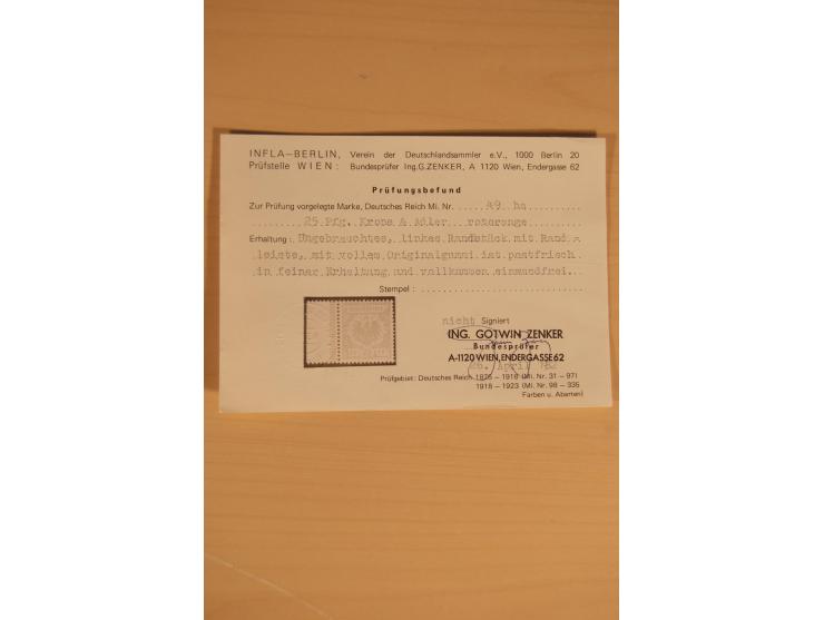 1872/1945, gestempelte, ungebrauchte und postfrische, spezialisierte Sammlung mit einer Vielzahl an guten Werten, Farben und 
