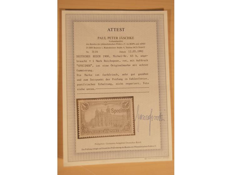 1872/1945, gestempelte, ungebrauchte und postfrische, spezialisierte Sammlung mit einer Vielzahl an guten Werten, Farben und 