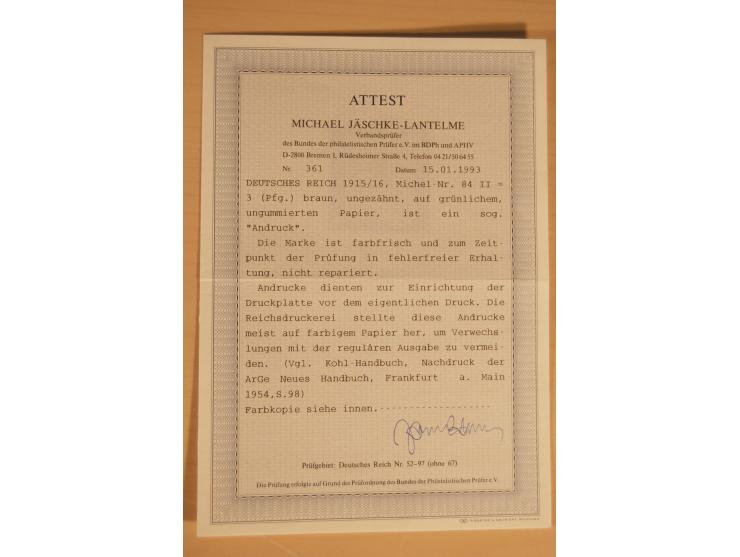 1872/1945, gestempelte, ungebrauchte und postfrische, spezialisierte Sammlung mit einer Vielzahl an guten Werten, Farben und 