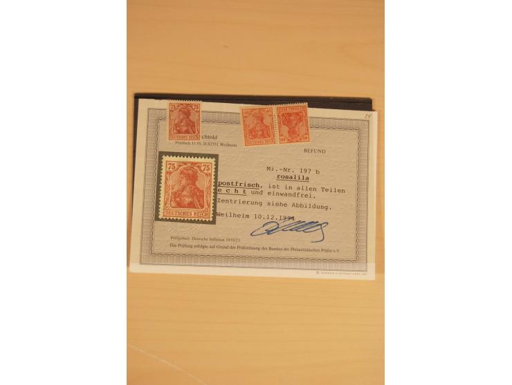 1872/1945, gestempelte, ungebrauchte und postfrische, spezialisierte Sammlung mit einer Vielzahl an guten Werten, Farben und 
