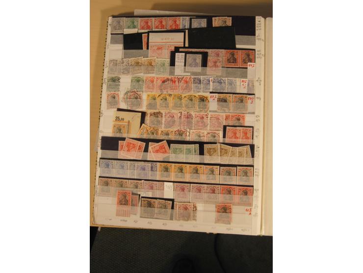 1872/1945, gestempelte, ungebrauchte und postfrische, spezialisierte Sammlung mit einer Vielzahl an guten Werten, Farben und 