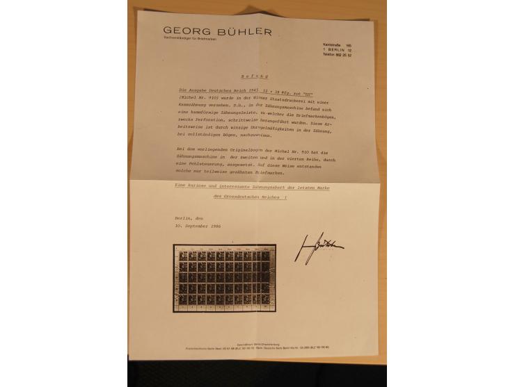1872/1945, gestempelte, ungebrauchte und postfrische, spezialisierte Sammlung mit einer Vielzahl an guten Werten, Farben und 