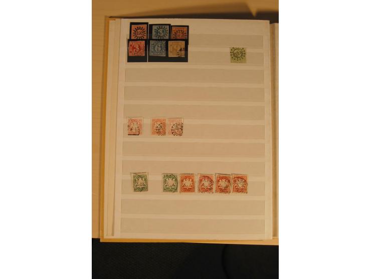 1872/1945, gestempelte, ungebrauchte und postfrische, spezialisierte Sammlung mit einer Vielzahl an guten Werten, Farben und 