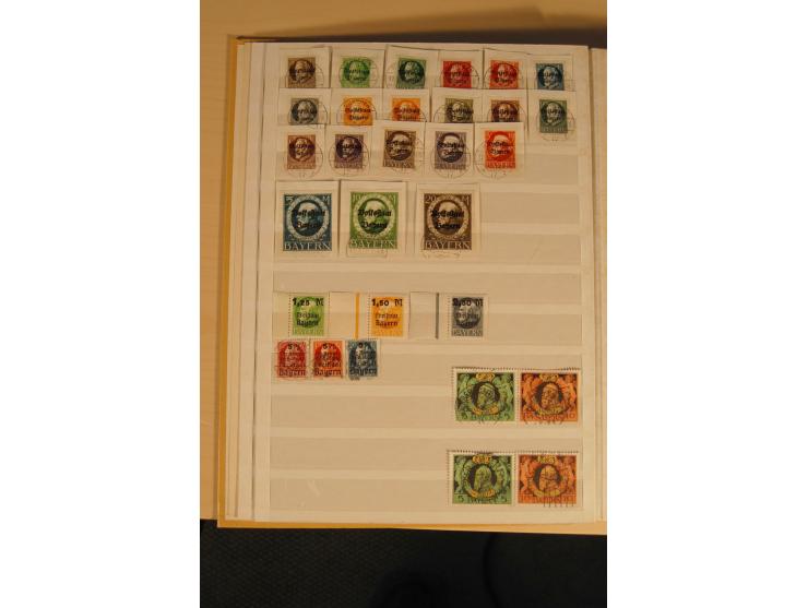 1872/1945, gestempelte, ungebrauchte und postfrische, spezialisierte Sammlung mit einer Vielzahl an guten Werten, Farben und 
