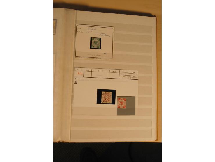 1872/1945, gestempelte, ungebrauchte und postfrische, spezialisierte Sammlung mit einer Vielzahl an guten Werten, Farben und 