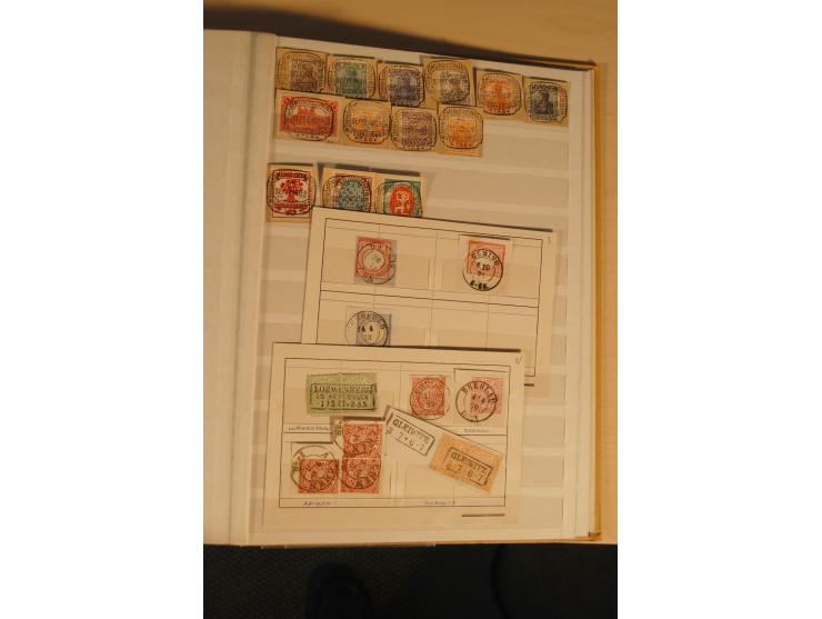 1872/1945, gestempelte, ungebrauchte und postfrische, spezialisierte Sammlung mit einer Vielzahl an guten Werten, Farben und 