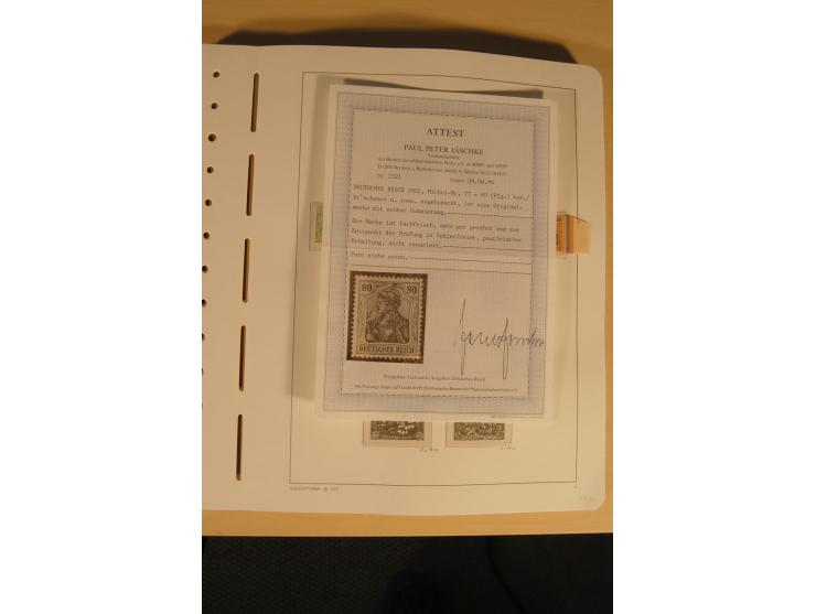 1872/1945, fast ausschließlich postfrische Sammlung mit nur wenigen ungebrauchten, dabei eine Vielzahl guter und besserer  We