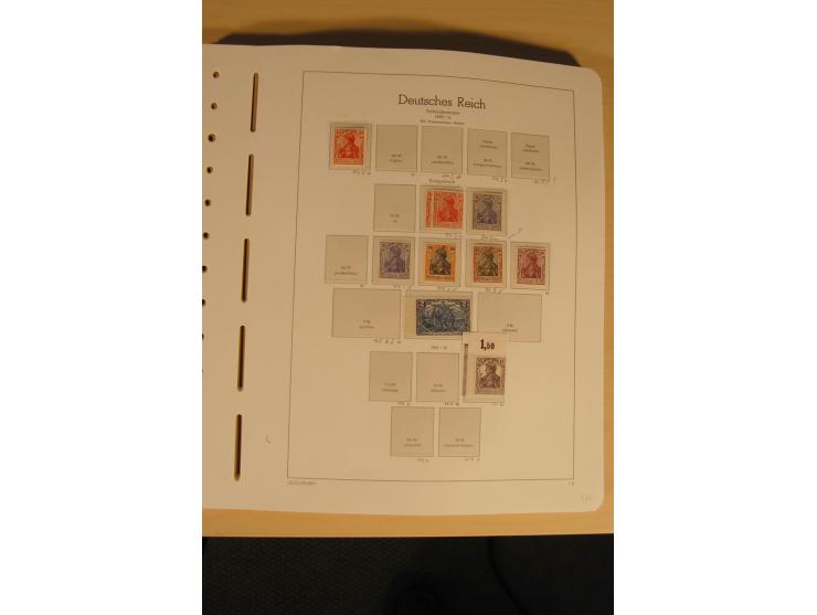1872/1945, fast ausschließlich postfrische Sammlung mit nur wenigen ungebrauchten, dabei eine Vielzahl guter und besserer  We