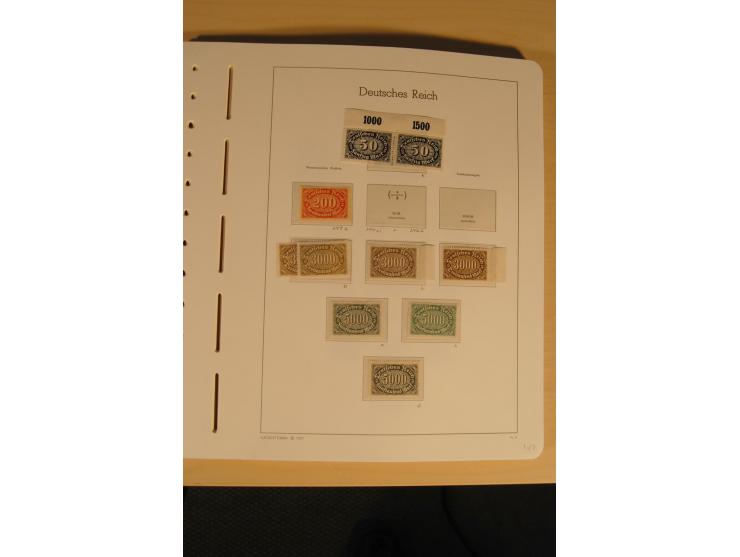1872/1945, fast ausschließlich postfrische Sammlung mit nur wenigen ungebrauchten, dabei eine Vielzahl guter und besserer  We