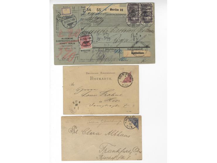 1872/1931, hochwertige, meist gestempelte Zusammenstellung mit etlichen guten Werten, u.a. Mi.-Nr. 11 im Paar, 18DD im senkre