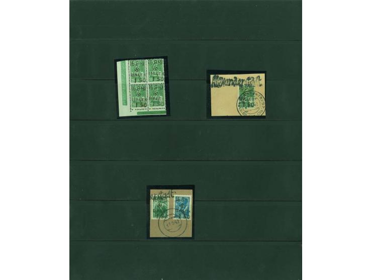 1942, interessante ungebrauchte/postfrische und gestempelte Sammlung mit etlichen besseren Marken, Briefstücken und Briefen, 