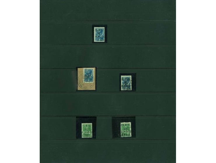 1942, interessante ungebrauchte/postfrische und gestempelte Sammlung mit etlichen besseren Marken, Briefstücken und Briefen, 