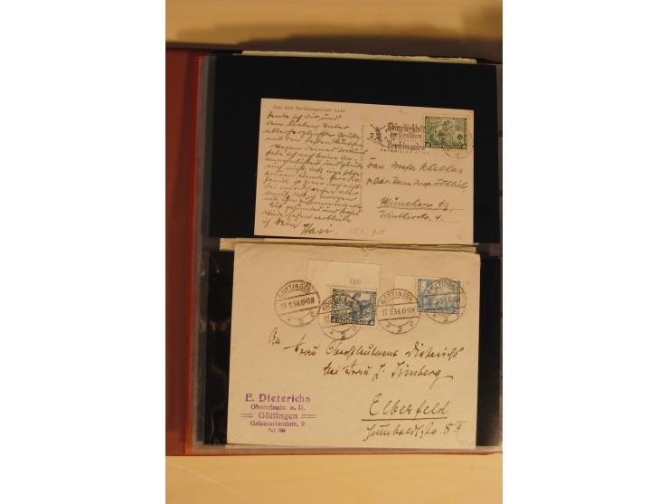 1933, äußerst umfangreiche Briefsammlung Wagner 3-40 Pfg. mit vielen interessanten Frankaturen, dabei über 30 Satzbriefe, vie