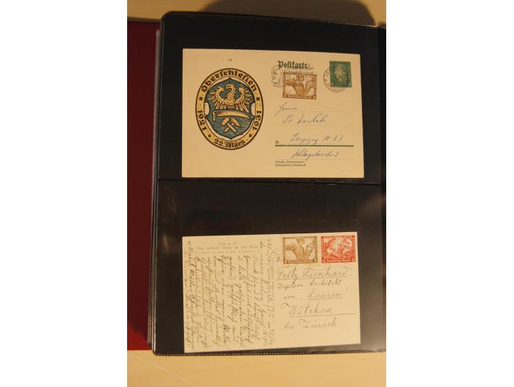 1933, äußerst umfangreiche Briefsammlung Wagner 3-40 Pfg. mit vielen interessanten Frankaturen, dabei über 30 Satzbriefe, vie