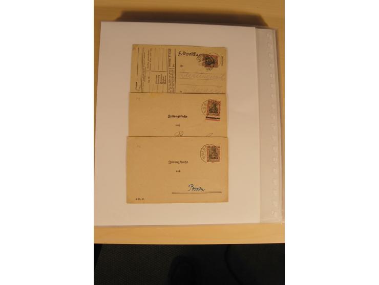 ZEITUNGSSACHEN: 1899/1925, 270 fast ausschließlich frankierte Belege, viele verschiedene Frankaturen, dabei Einzel- und Mehrf