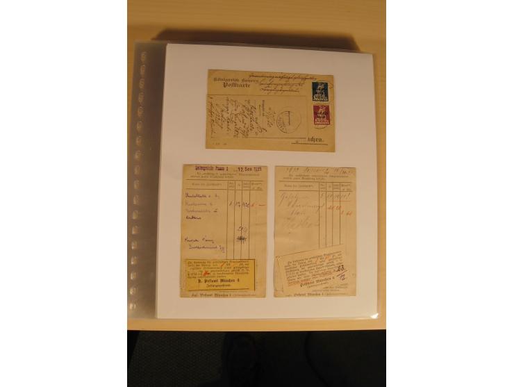 ZEITUNGSSACHEN: 1899/1925, 270 fast ausschließlich frankierte Belege, viele verschiedene Frankaturen, dabei Einzel- und Mehrf