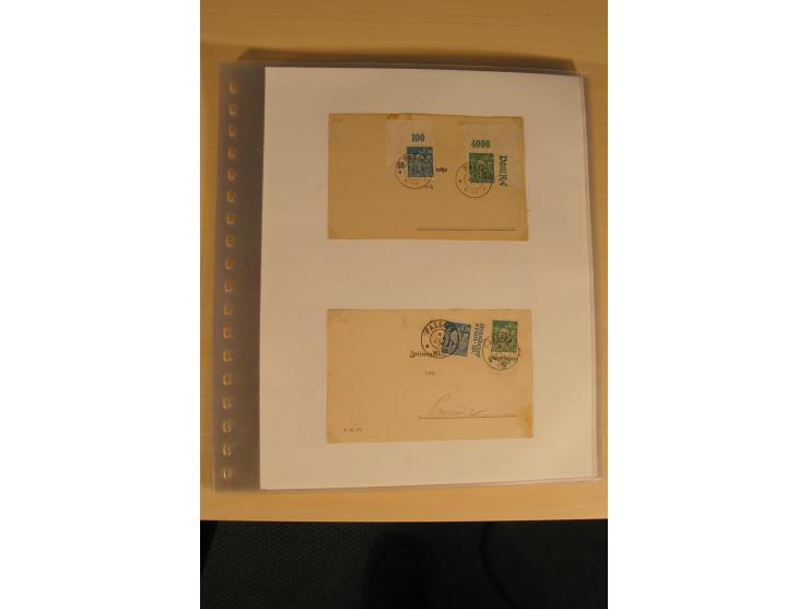 ZEITUNGSSACHEN: 1899/1925, 270 fast ausschließlich frankierte Belege, viele verschiedene Frankaturen, dabei Einzel- und Mehrf