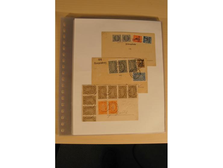ZEITUNGSSACHEN: 1899/1925, 270 fast ausschließlich frankierte Belege, viele verschiedene Frankaturen, dabei Einzel- und Mehrf