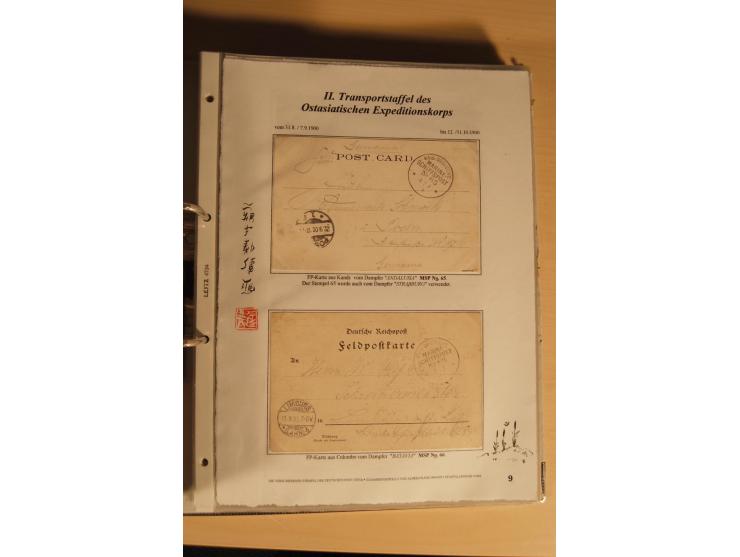 1890/1914 (ca.), umfangreiche Stempel- und postgeschichtliche Ausstellungssammlung mit über 200 Briefen und Karten sowie dive