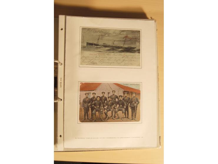 1890/1914 (ca.), umfangreiche Stempel- und postgeschichtliche Ausstellungssammlung mit über 200 Briefen und Karten sowie dive