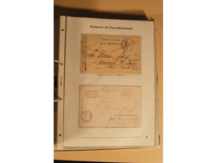 1890/1914 (ca.), umfangreiche Stempel- und postgeschichtliche Ausstellungssammlung mit über 200 Briefen und Karten sowie dive