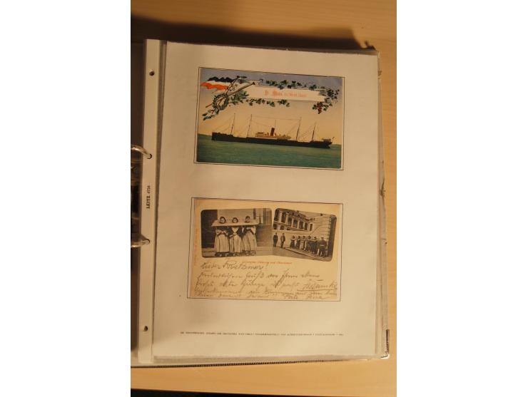 1890/1914 (ca.), umfangreiche Stempel- und postgeschichtliche Ausstellungssammlung mit über 200 Briefen und Karten sowie dive