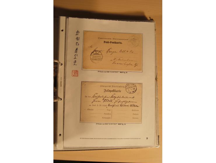 1890/1914 (ca.), umfangreiche Stempel- und postgeschichtliche Ausstellungssammlung mit über 200 Briefen und Karten sowie dive
