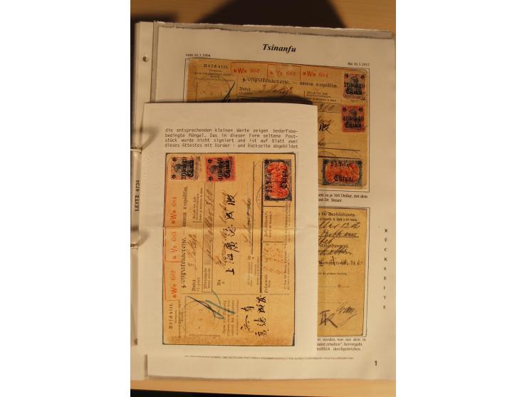 1890/1914 (ca.), umfangreiche Stempel- und postgeschichtliche Ausstellungssammlung mit über 200 Briefen und Karten sowie dive