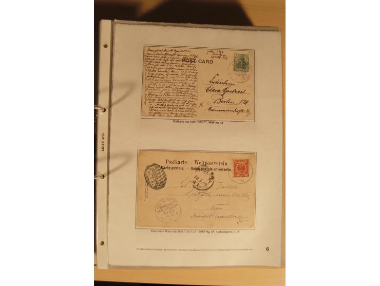 1890/1914 (ca.), umfangreiche Stempel- und postgeschichtliche Ausstellungssammlung mit über 200 Briefen und Karten sowie dive