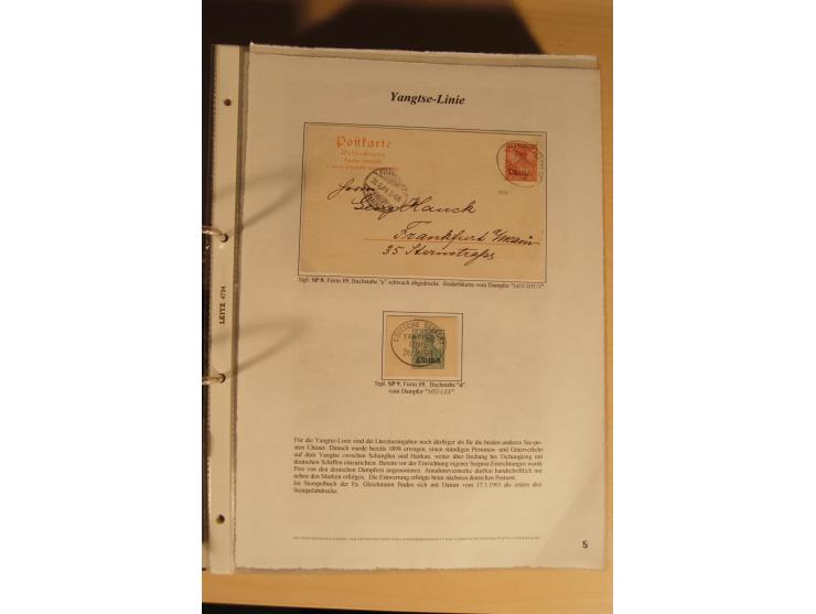 1890/1914 (ca.), umfangreiche Stempel- und postgeschichtliche Ausstellungssammlung mit über 200 Briefen und Karten sowie dive