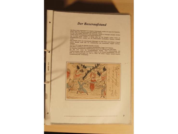 1890/1914 (ca.), umfangreiche Stempel- und postgeschichtliche Ausstellungssammlung mit über 200 Briefen und Karten sowie dive