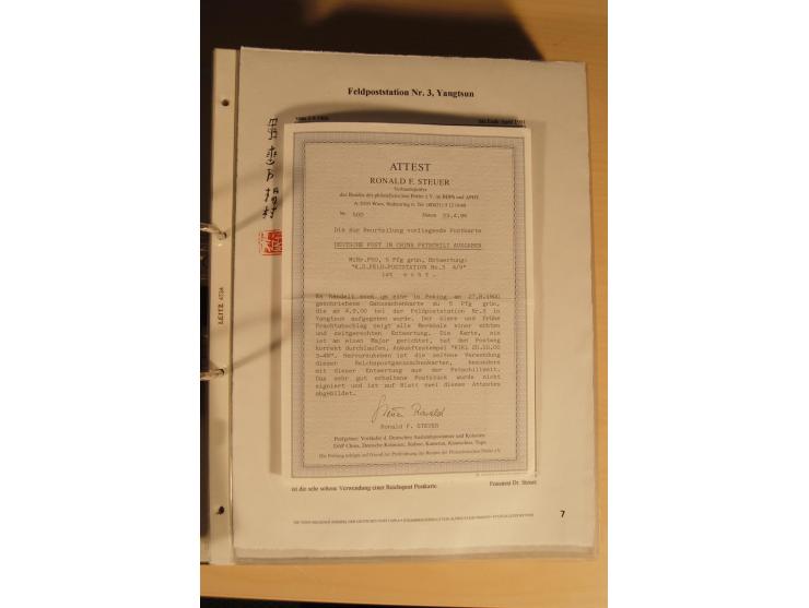 1890/1914 (ca.), umfangreiche Stempel- und postgeschichtliche Ausstellungssammlung mit über 200 Briefen und Karten sowie dive