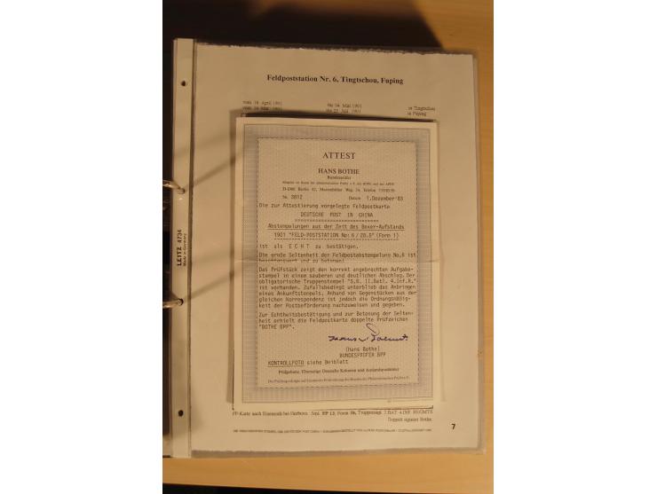 1890/1914 (ca.), umfangreiche Stempel- und postgeschichtliche Ausstellungssammlung mit über 200 Briefen und Karten sowie dive