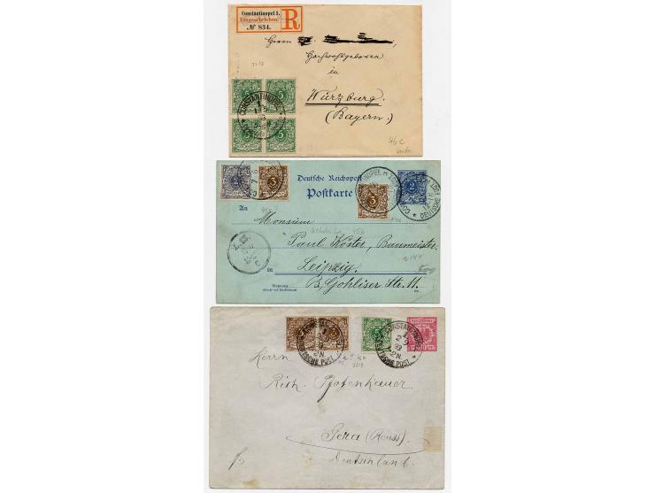 1870/1900, sehr hochwertige Zusammenstellung mit Schwerpunkt bei den Vorläufer-Ausgaben ab NDP mit vielen besseren Stücken un