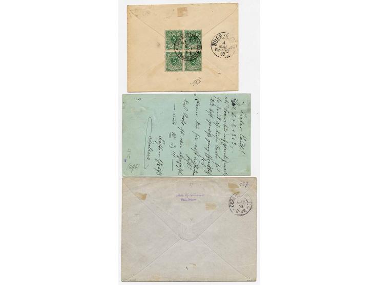 1870/1900, sehr hochwertige Zusammenstellung mit Schwerpunkt bei den Vorläufer-Ausgaben ab NDP mit vielen besseren Stücken un