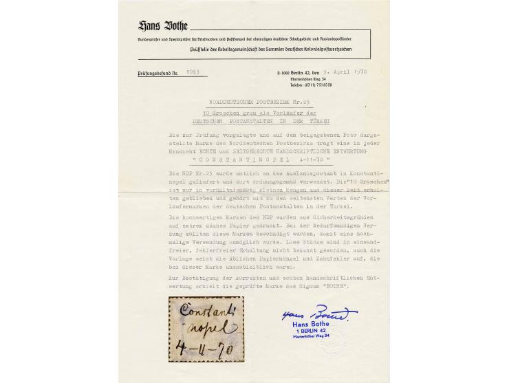 1870/1900, sehr hochwertige Zusammenstellung mit Schwerpunkt bei den Vorläufer-Ausgaben ab NDP mit vielen besseren Stücken un